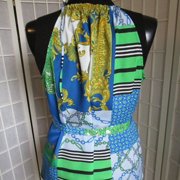 Multi Pattern Halter Style Top - Picture 6 of 7